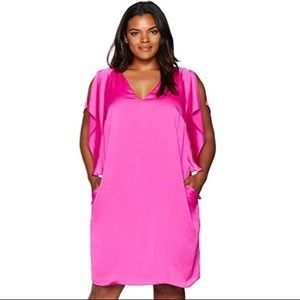 RACHEL Roy Women’s Plus Size Flutter Sleeve Dress